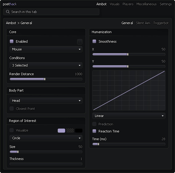 poethack menu preview